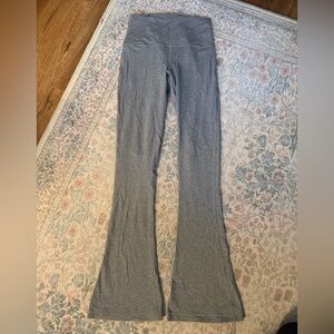 Lululemon Grey Mini Flare Leggings